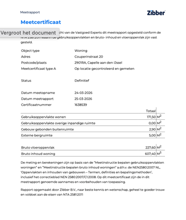 Floorplan - Couperinstraat 20, 2901 RA Capelle aan den IJssel